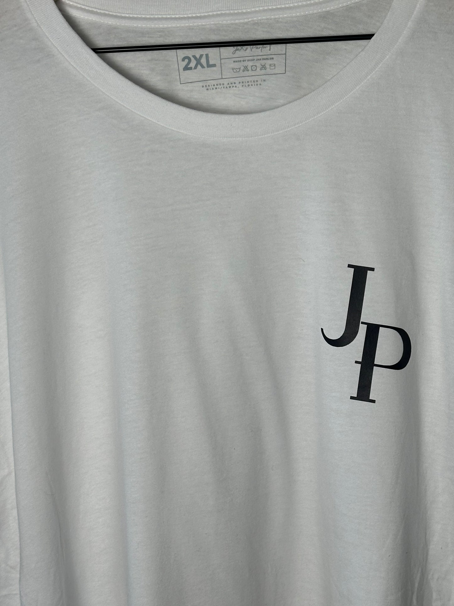 JP with logo on back